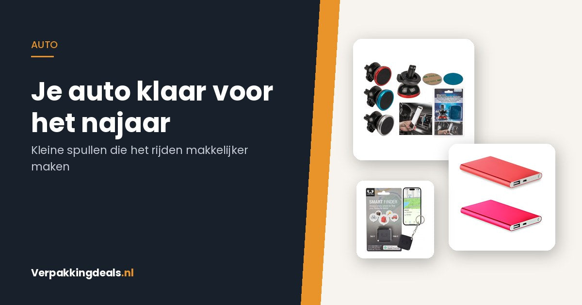 Je auto klaar voor het najaar: de kleine spullen die je echt gebruikt