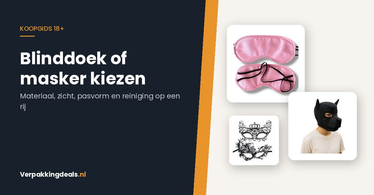 Blinddoek of masker? Zicht, materiaal, pasvorm en reiniging op een rij