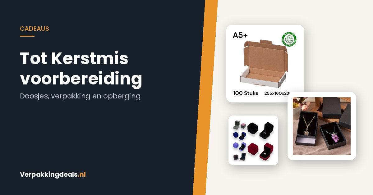 Cadeaus van september tot december: doosjes, verpakking en slim opbergen