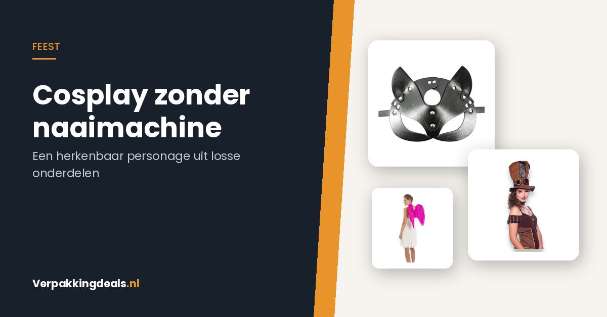 Cosplay zonder naaimachine: zo bouw je een herkenbaar personage met losse onderdelen