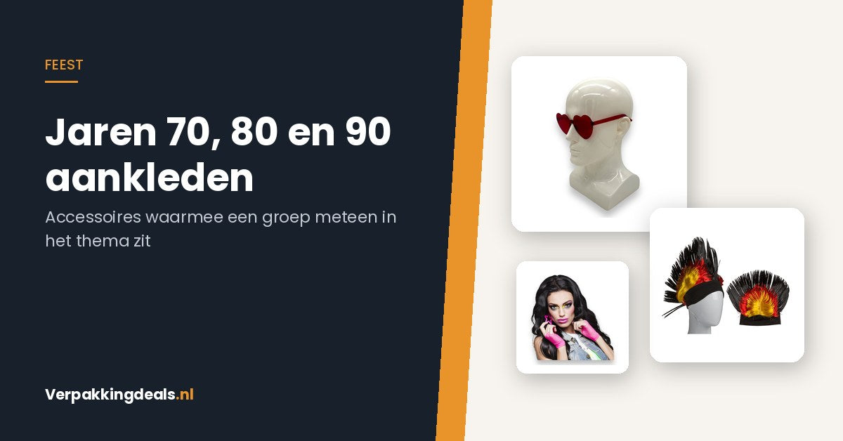 Jaren 70, 80 of 90: een decenniafeest aankleden zonder complete kostuums