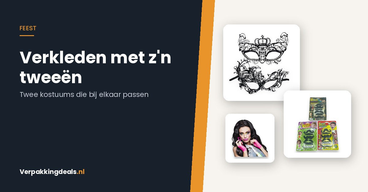 Verkleden met z'n tweeën: zo kies je twee kostuums die bij elkaar passen