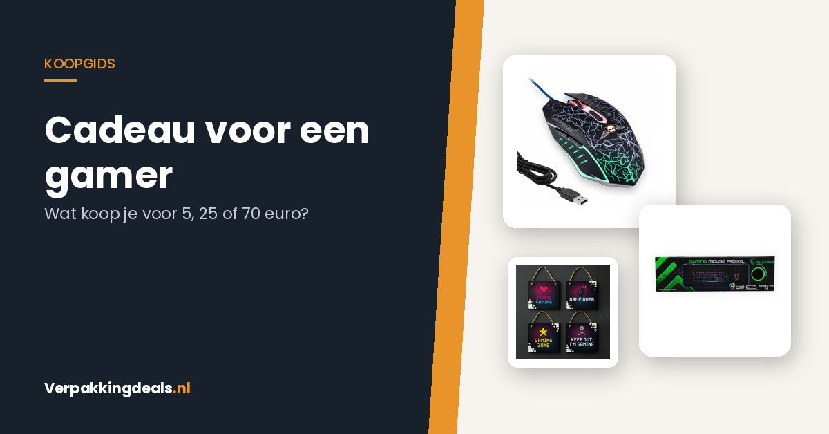 Een cadeau voor een gamer: wat koop je voor € 5, € 25 of € 70?