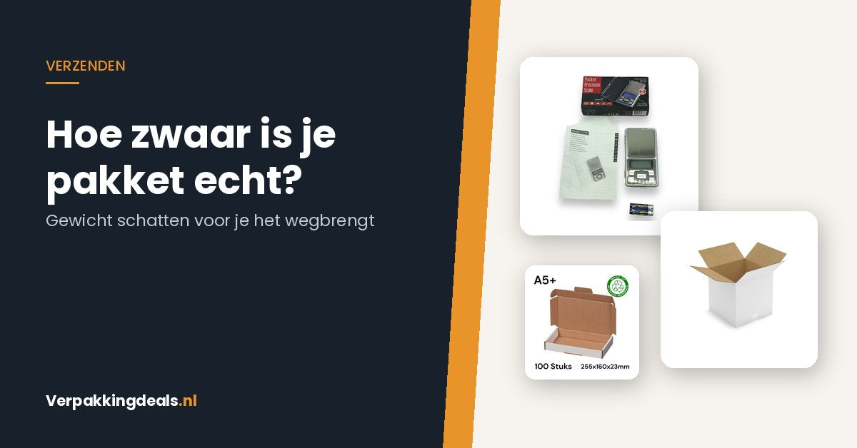 Hoe zwaar is je pakket echt? Gewicht schatten voordat je het wegbrengt