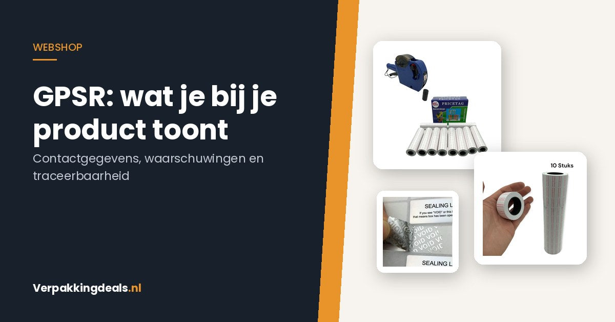 Wie is de verantwoordelijke persoon? Wat de GPSR van je webshop vraagt