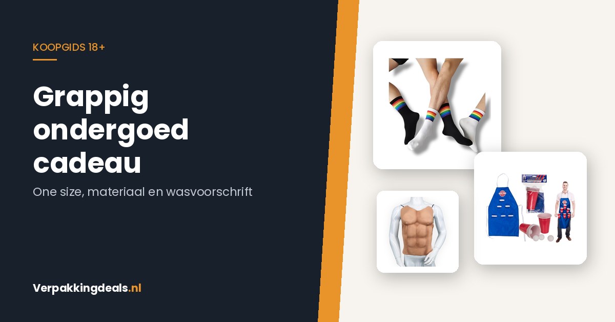 Grappig ondergoed als cadeau: one size, materiaal en of het gedragen wordt