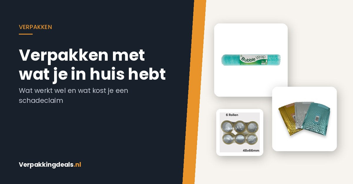 Verpakken met wat je in huis hebt: wat kan wel en wat echt niet