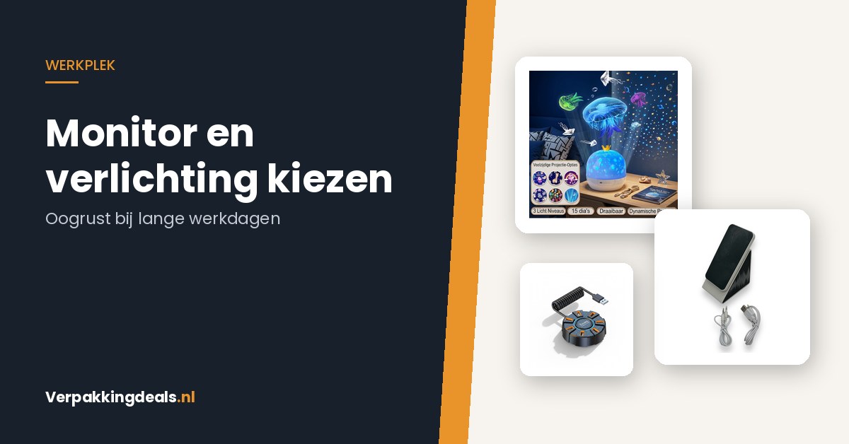Monitor en schermverlichting kiezen: oogrust bij lange werkdagen