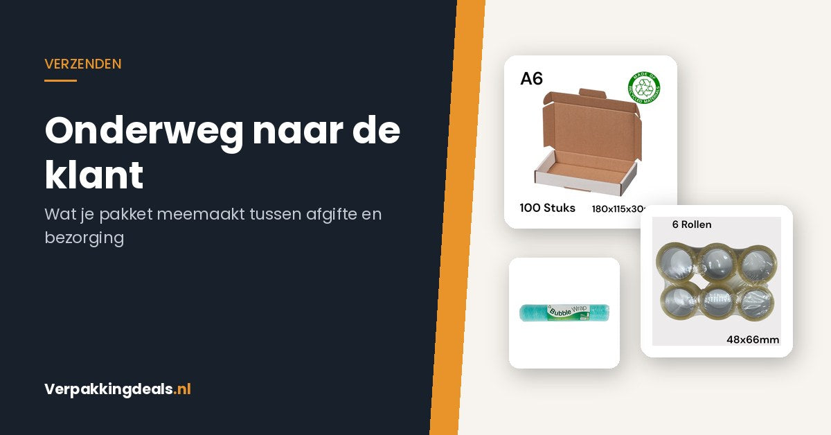 Wat je pakket onderweg meemaakt — en wat dat betekent voor je verpakking