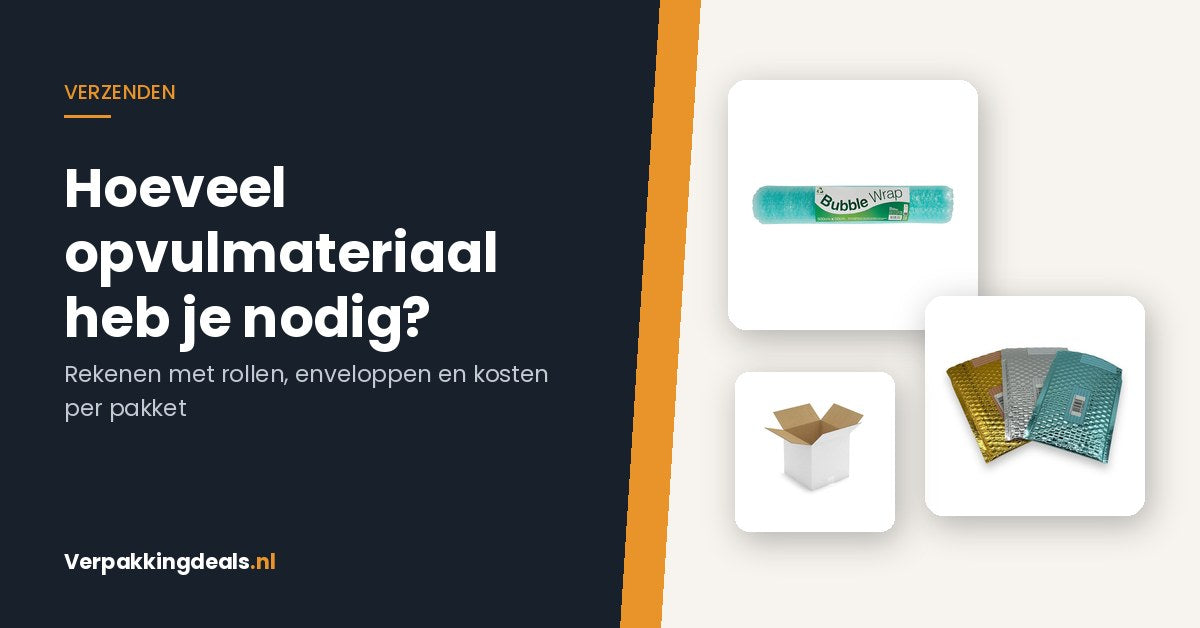 Wie viel Füllmaterial benötigen Sie? Rechnen mit Rollen, Umschlägen und Kosten pro Paket