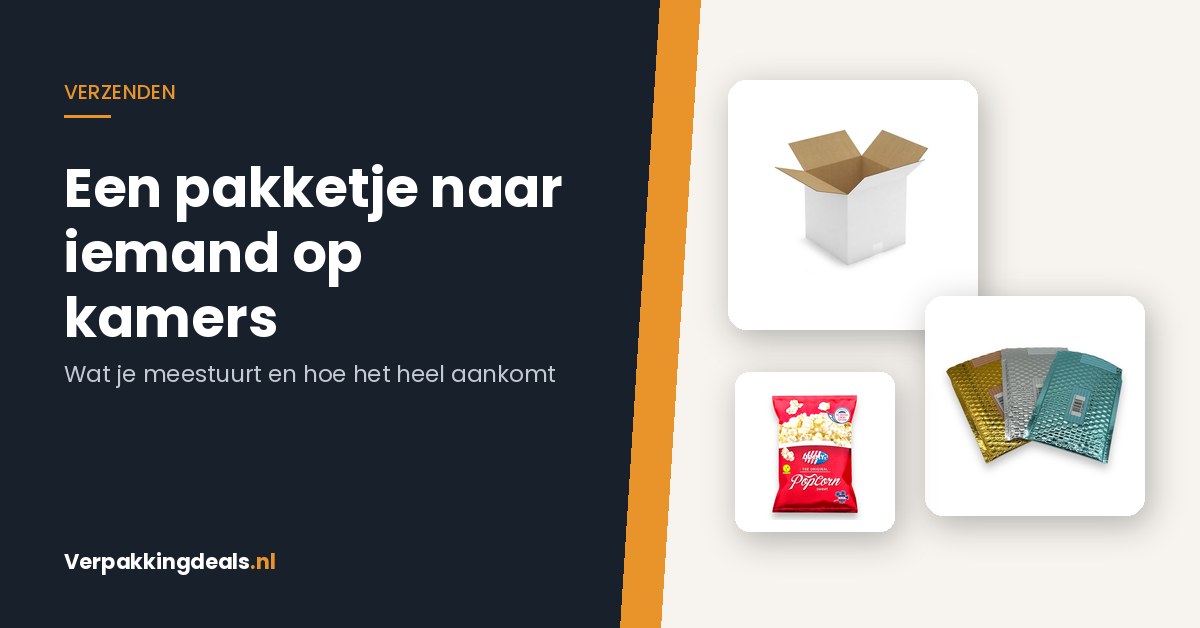 Een pakketje sturen naar iemand op kamers: wat erin kan en hoe het heel aankomt