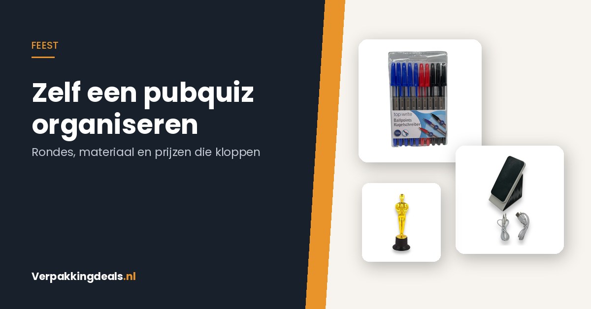 Zelf een pubquiz organiseren: rondes, materiaal en prijzen