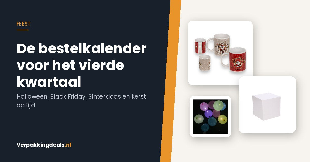 De bestelkalender voor het vierde kwartaal: van Halloween tot oud & nieuw