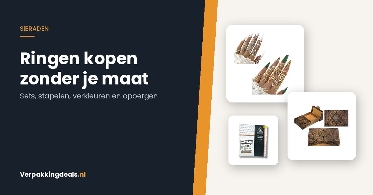 Ringen en armbanden in sets: maat bepalen, stapelen en netjes houden