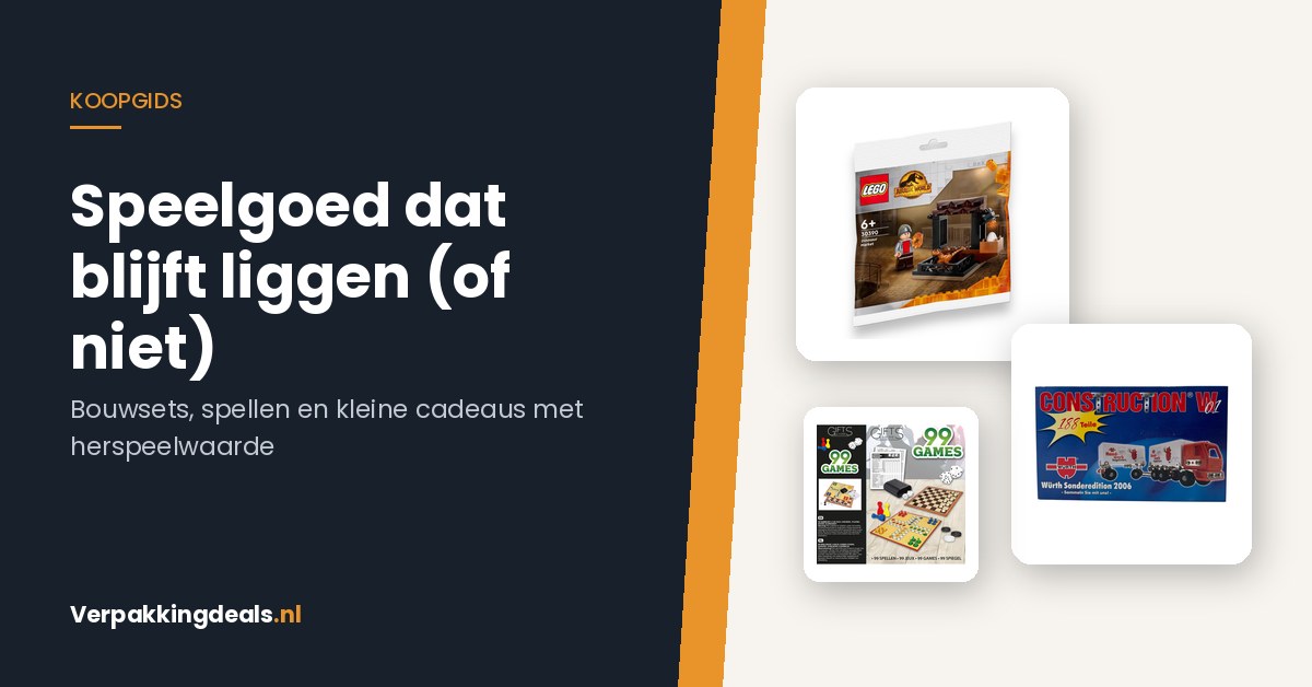Speelgoed dat na een week nog gebruikt wordt: waar let je op bij bouwsets, spellen en kleine cadeaus