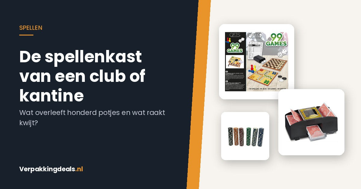 De gedeelde spellenkast: wat overleeft honderd potjes in een kantine, clubhuis of studentenhuis?