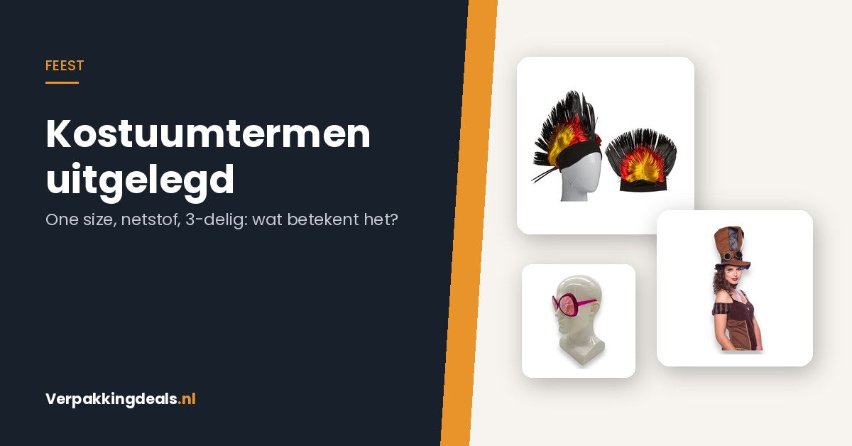 Verkleedwoordenboek: 20 termen die je tegenkomt bij kostuums, maskers en feestkleding