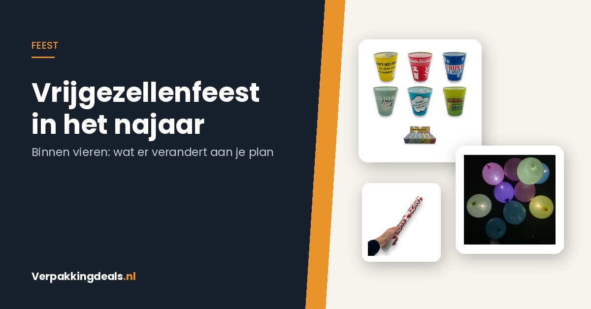 Een vrijgezellenfeest in het najaar: binnen vieren en wat dat verandert