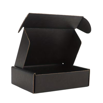 Zwarte Verzenddoos 15x10x4 cm