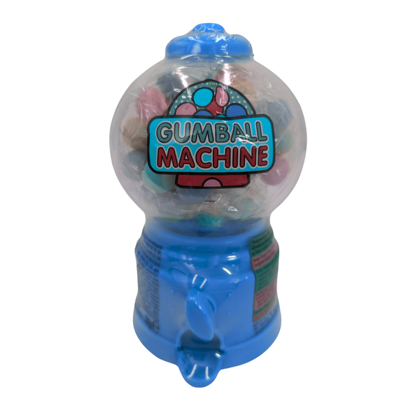 Mini Kauwgomballenautomaat Blauw - 120 g Kauwgomballen