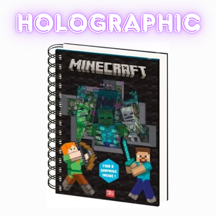 XXL gaming muismat met villager ruil recepten + A5 notitieboekje met stickers