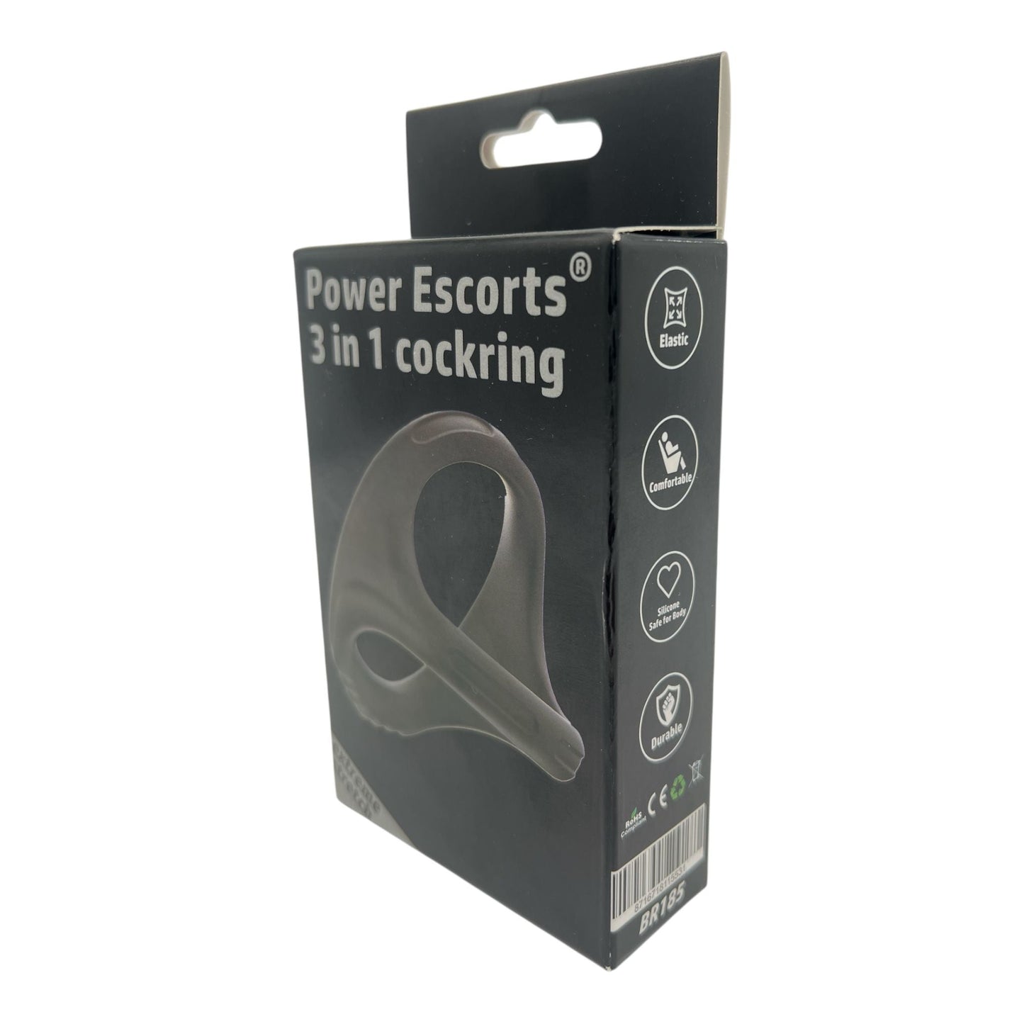 3-in-1 Cockring – Erectiesteun, Ballenband & Perineum Stimulation