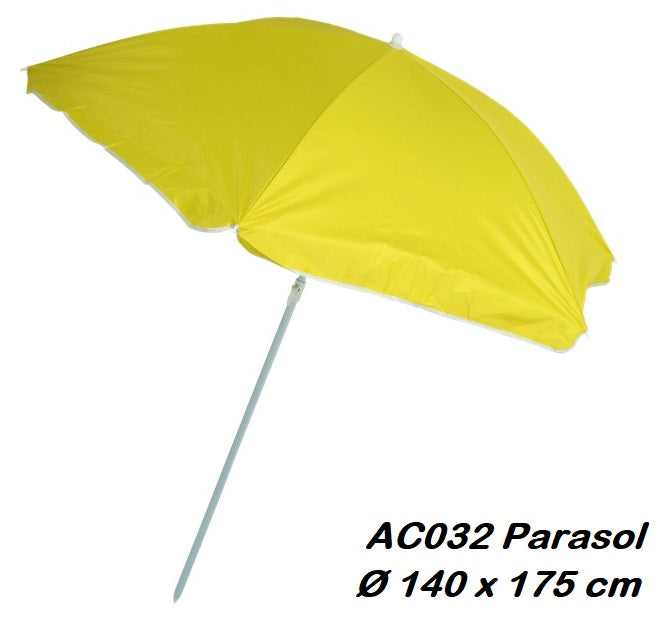 Colorful Parasol Ø 140 x 175 cm for Sunny Days