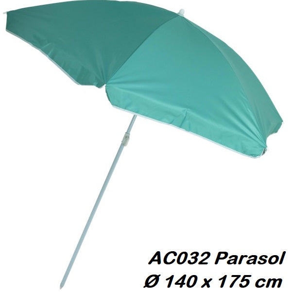 Colorful Parasol Ø 140 x 175 cm for Sunny Days