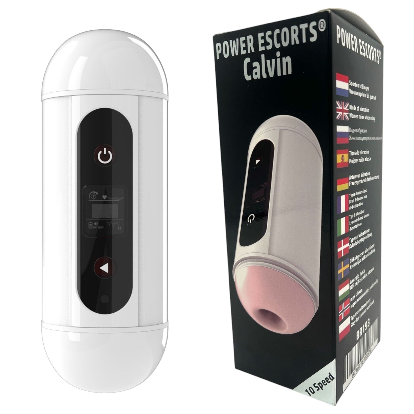 Calvin Automatische Masturbator – 12 Snelheden & Geluidseffecten