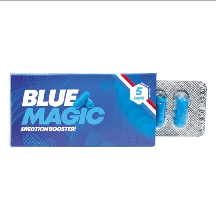 Blue Magic Erection Booster – 5 Capsules – Natuurlijke Libido Verhoger