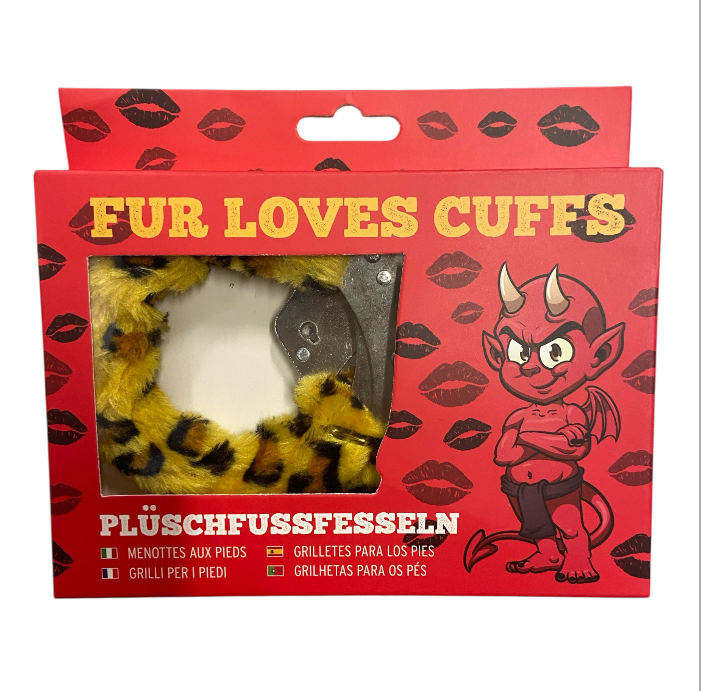 Furry Cuffs Mix Box total 24 Pcs 4 Colours Extra Heavy - Extra Long Chain - extra Big - each Cuffs 265 Gram