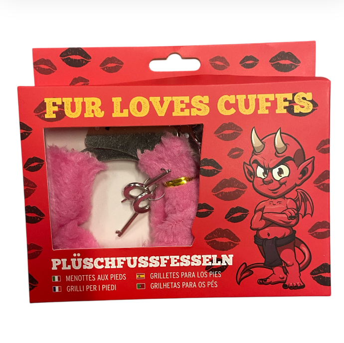 Furry Cuffs Mix Box total 24 Pcs 4 Colours Extra Heavy - Extra Long Chain - extra Big - each Cuffs 265 Gram