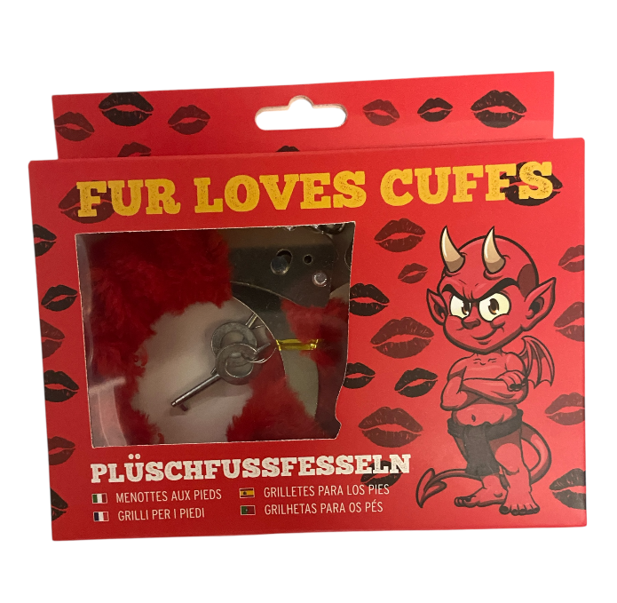 Furry Cuffs Mix Box total 24 Pcs 4 Colours Extra Heavy - Extra Long Chain - extra Big - each Cuffs 265 Gram