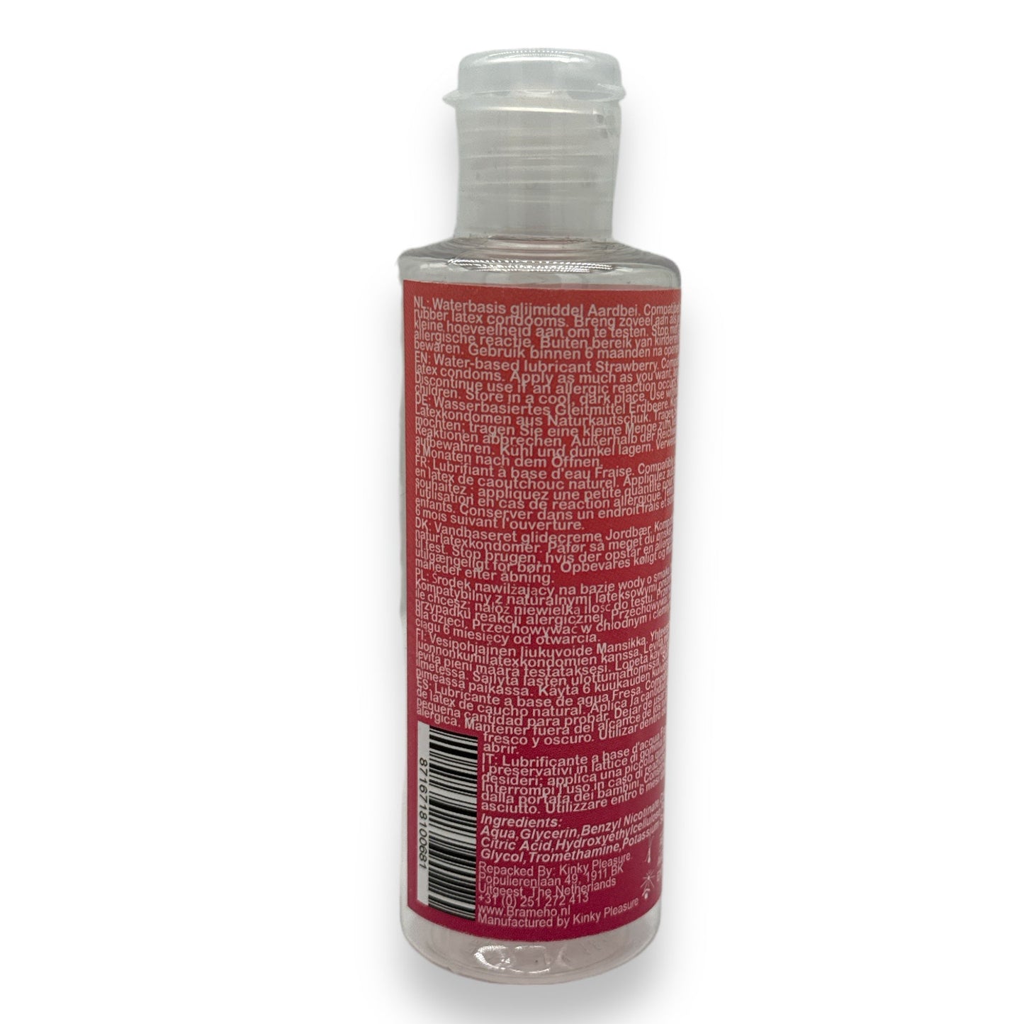 Glijmiddel Aardbeiensmaak & Geur 100ml