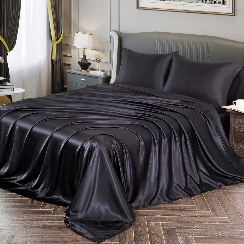 Kinky Bed Sheet – PVC – Zwart & Bruin – 160 x 227 cm – Waterproof
