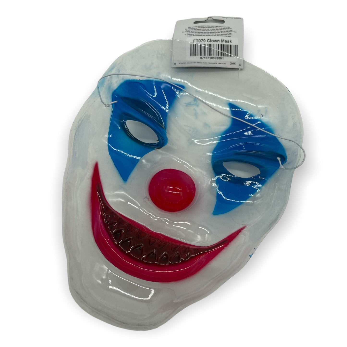 Killer Clown Mask Transparent