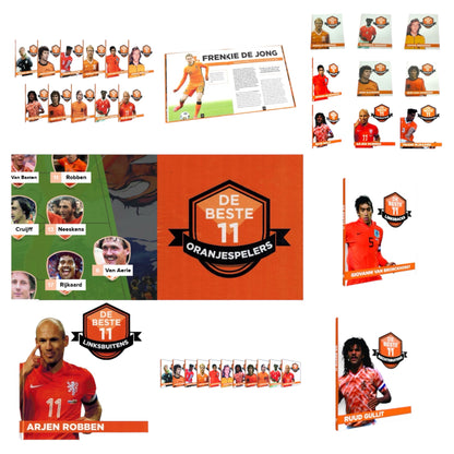 De Beste 11  aanvaller Voetballers 11 Delige Collectie  - De Ultieme Collectie over het Legendarische Nederlands Elftal