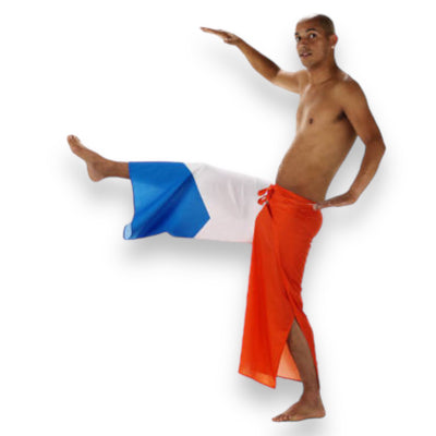 Mehrfarbige Capoeira-Flaggenhose - Einheitsgröße