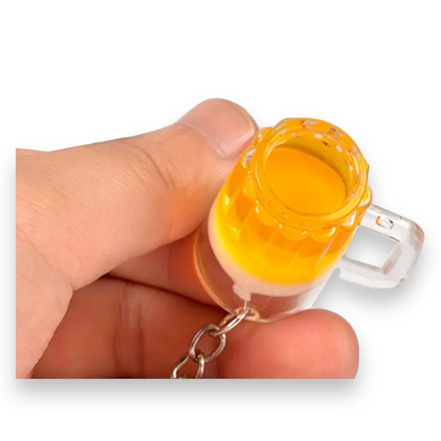 Mini Bierglas Sleutelhanger – Realistisch Design