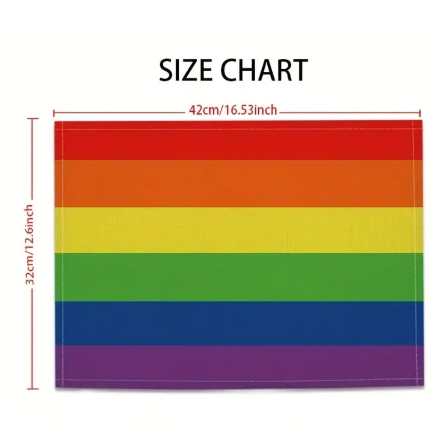 Regenboog Placemats - 32x42cm