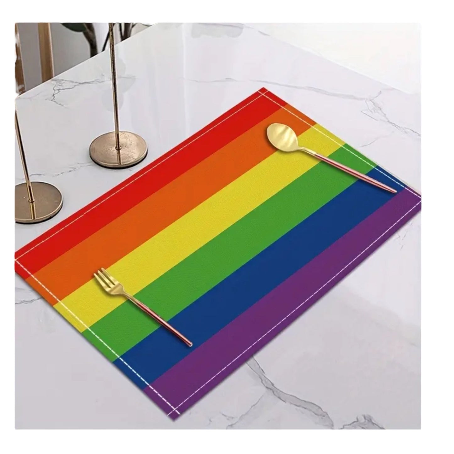 Regenboog Placemats - 32x42cm