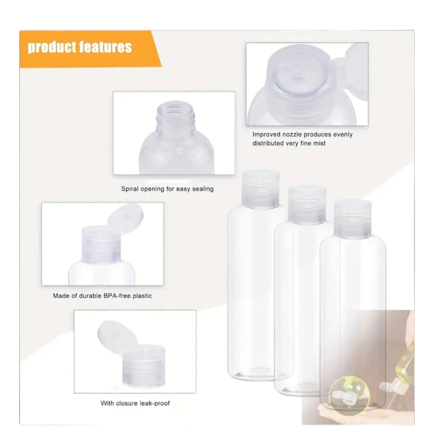 Lege Flesjes 100ml - Set Van 20 Stuks