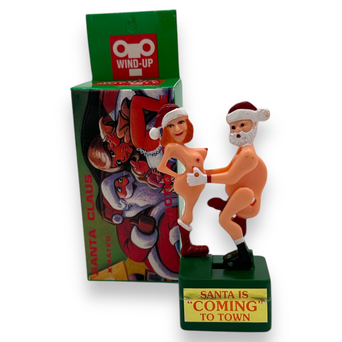 Grappige Opwindbare Kerstman - "Santa Is Coming" - Perfect Cadeau Onder de Kerstboom