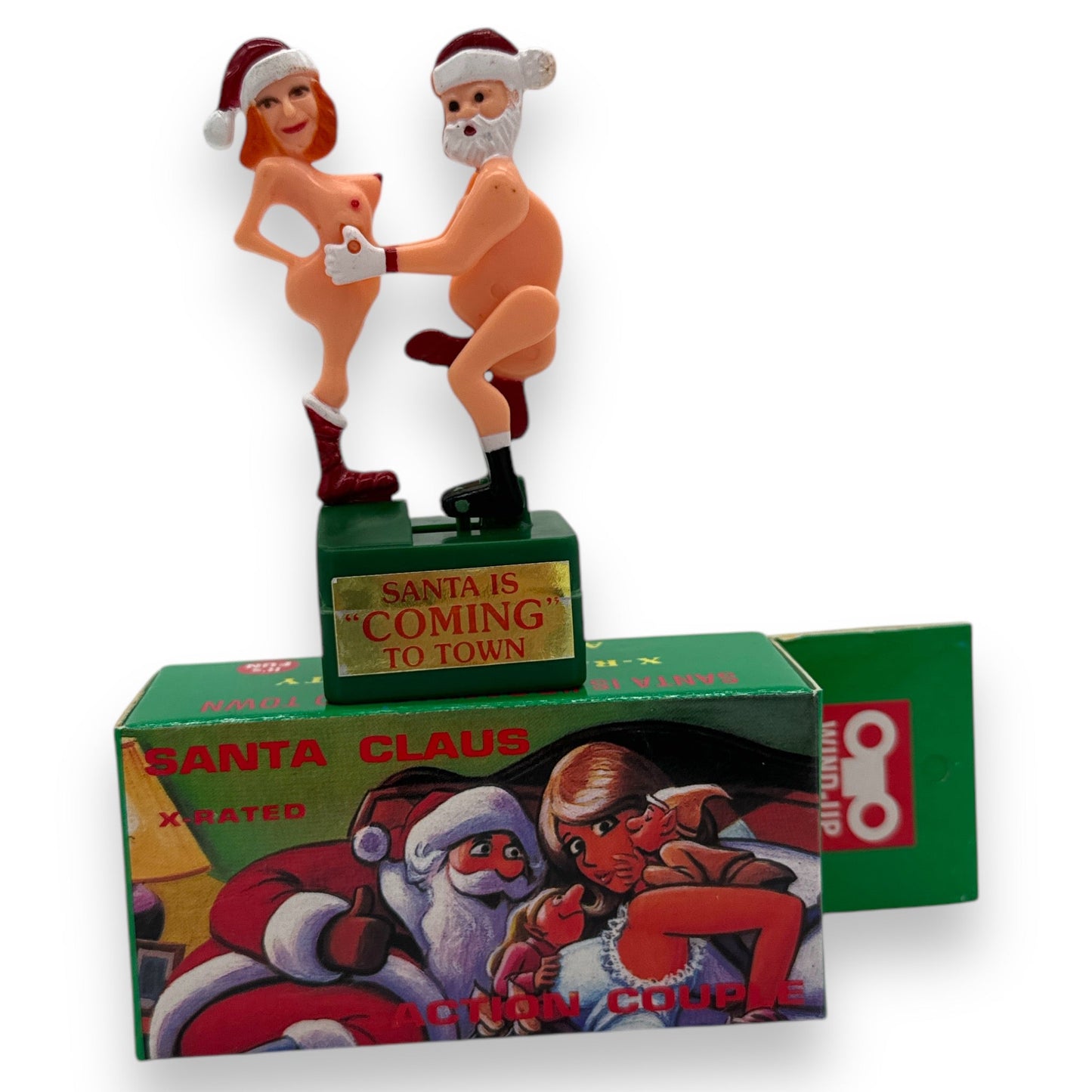 Grappige Opwindbare Kerstman - "Santa Is Coming" - Perfect Cadeau Onder de Kerstboom