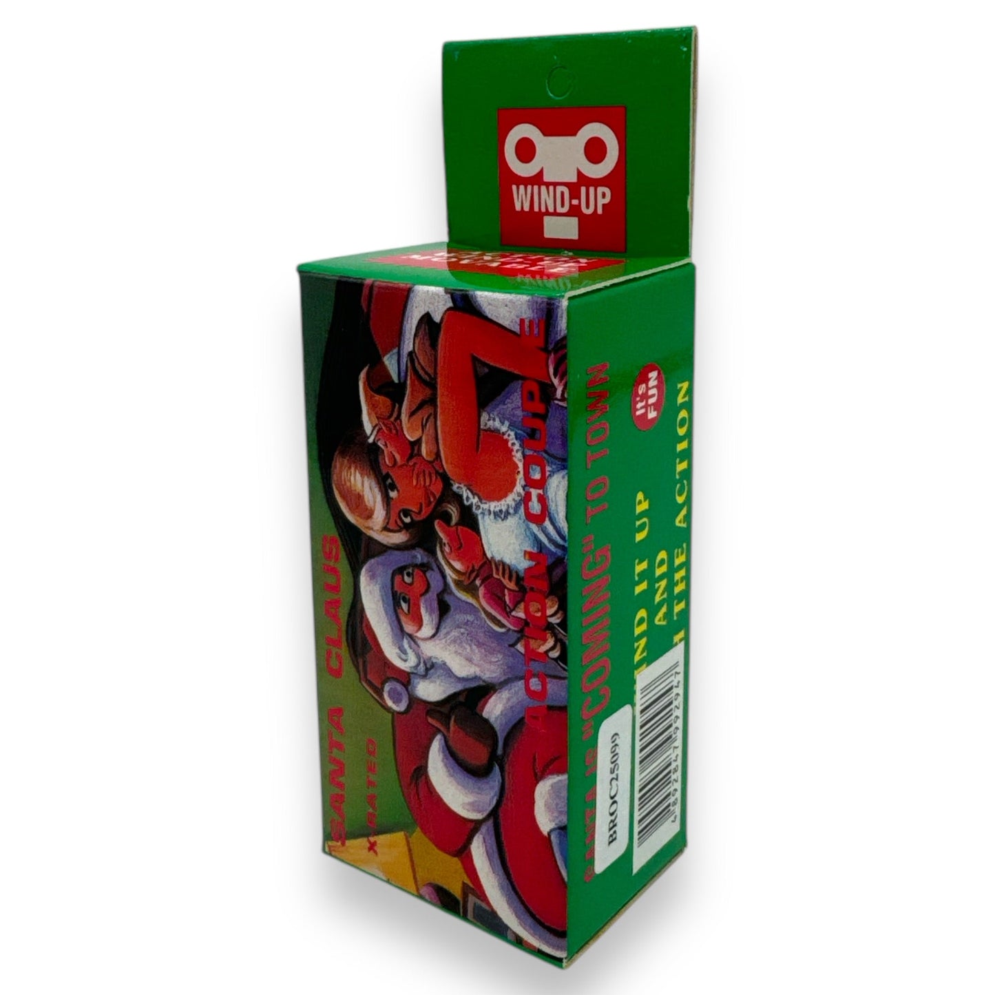 Grappige Opwindbare Kerstman - "Santa Is Coming" - Perfect Cadeau Onder de Kerstboom