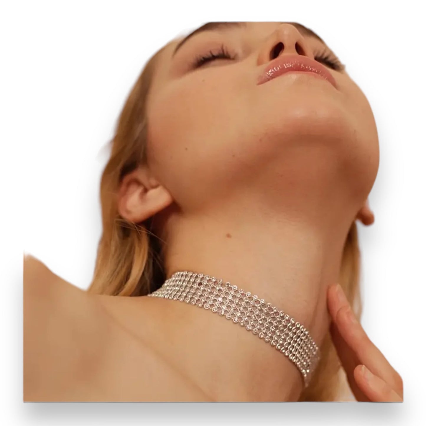 Diamanten Choker Ketting