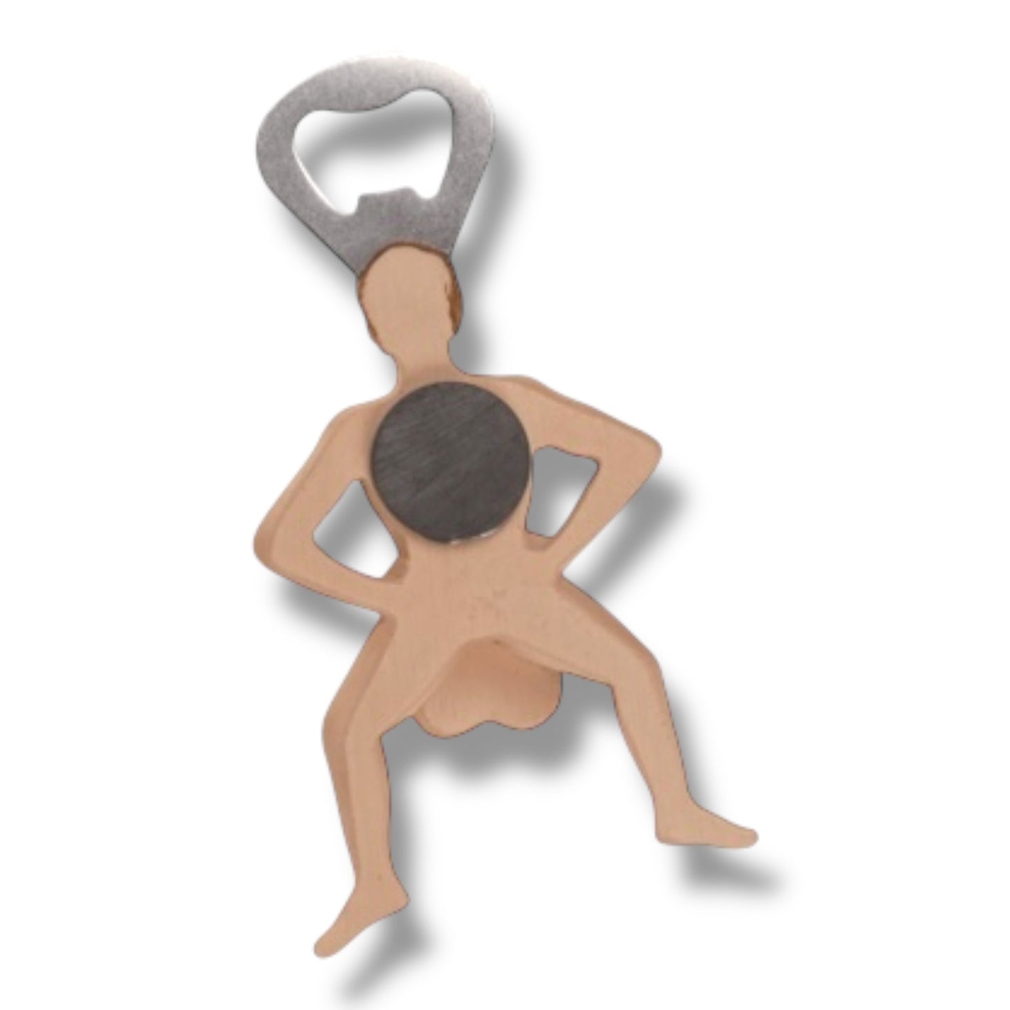 Erotische Flesopener Man – Met Magnetische en Bewegende Onderdelen