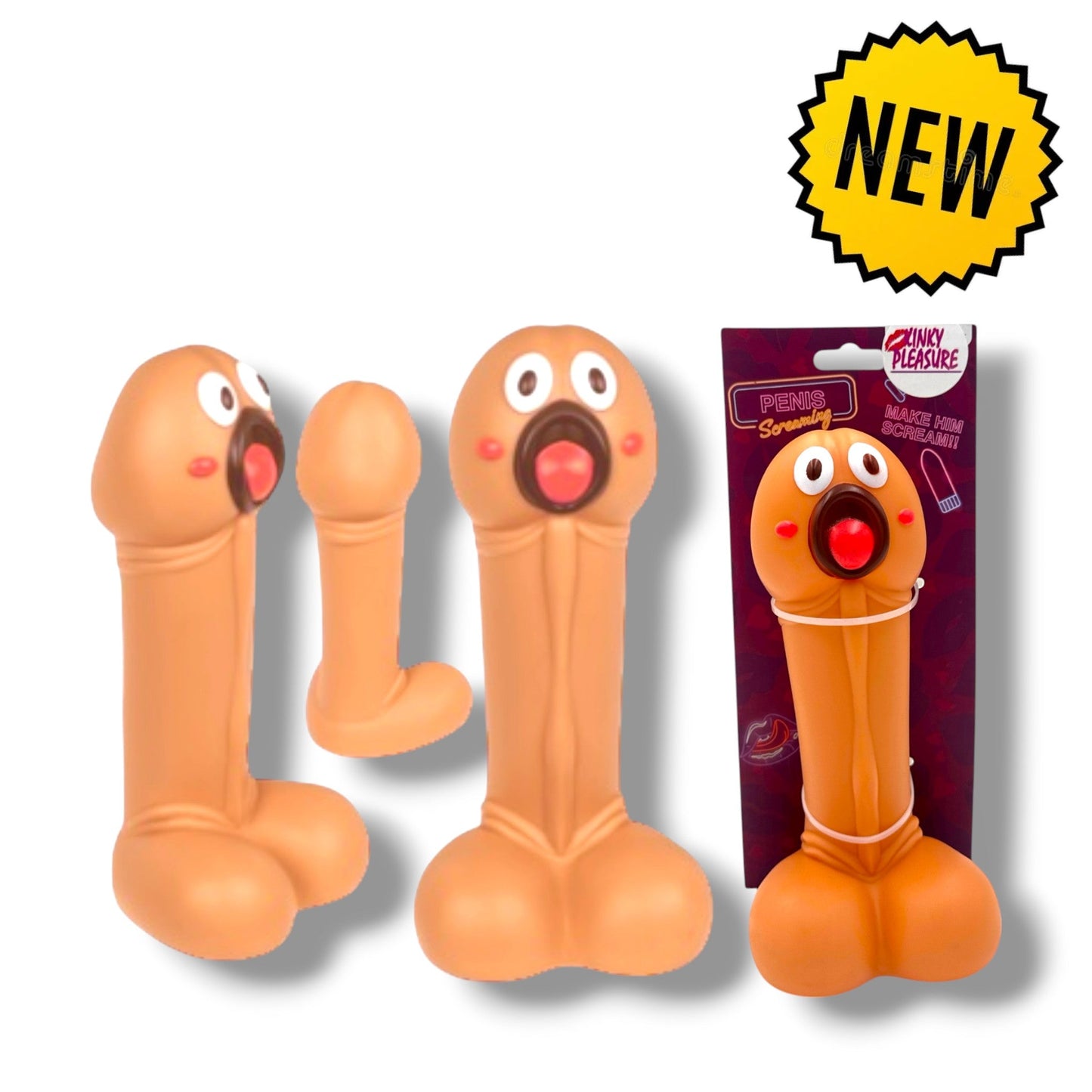 Schreeuwende Penis – Knijp Speelgoed met Geluid – Hilarisch Cadeau