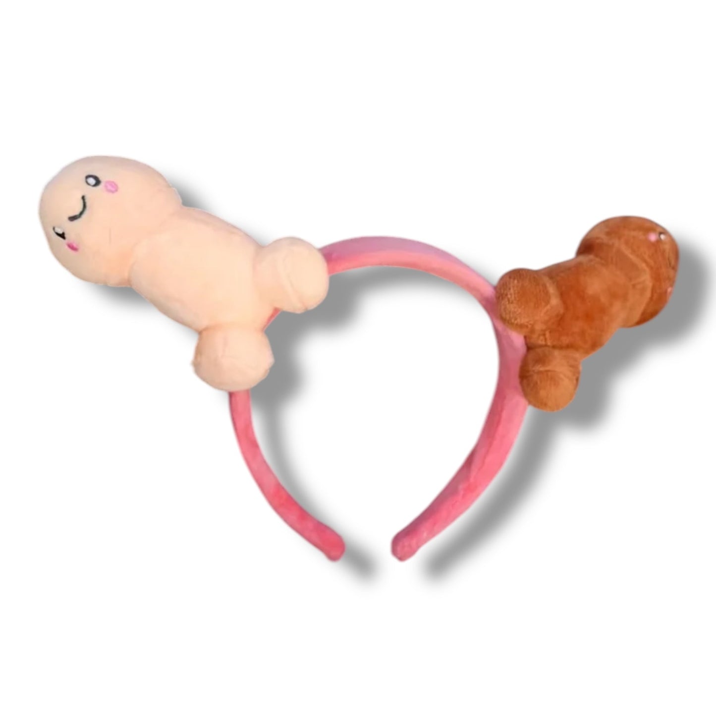 Penis Diadeem Deluxe – Pluche Pikjes met Lachebekjes