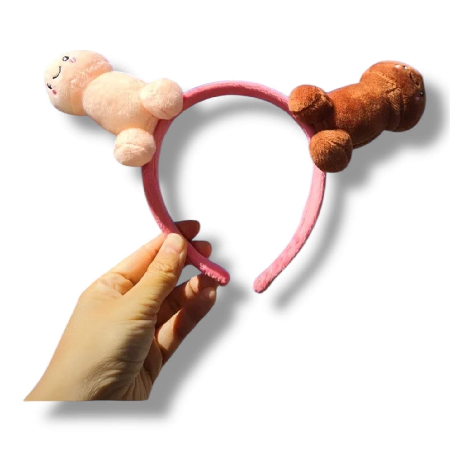Penis Diadeem Deluxe – Pluche Pikjes met Lachebekjes